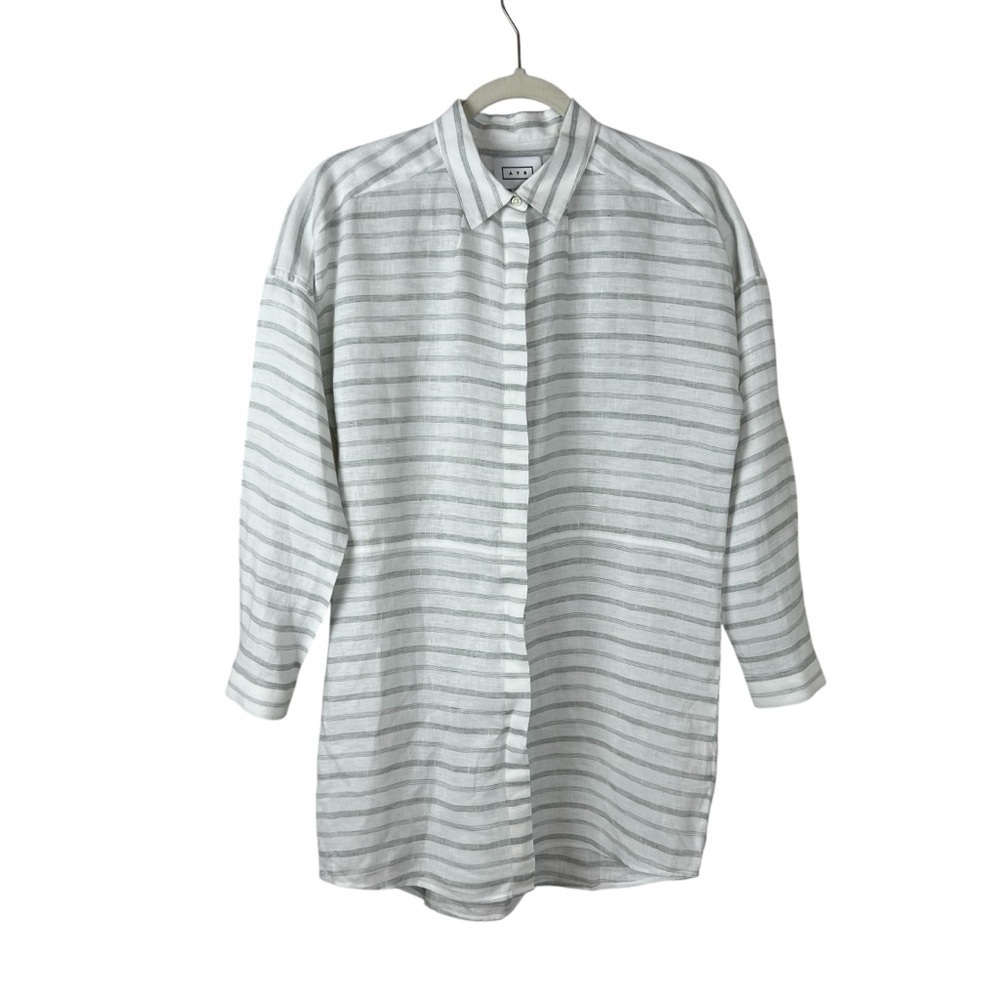 AYR 100% Linen Tunic Top